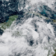Foto: huracán Nate. (NOAA)
